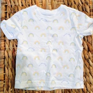 Janie and Jack Love Makes A Family Rainbow shirt 12-18 months 🌈
